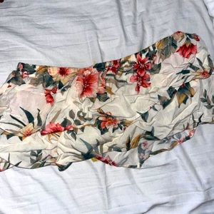 Floral tube top